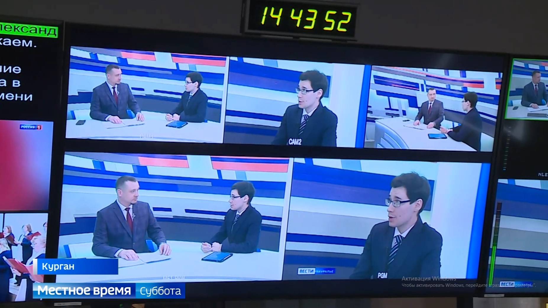 Студия прямого эфира «Вестей-Зауралье» принимает гостей