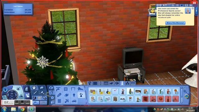 Sims 3 ambitions lets play (part 1) Tis the season of love