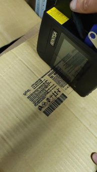 Маркировка гофрокартона гофрокоробов маркиратором Bentsai B85