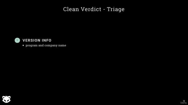 7. File analysis verdicts 3. Clean vs malicious—approaches for clean file analysis