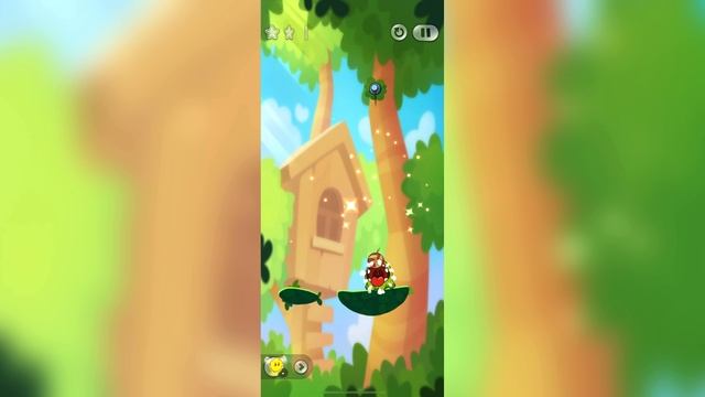 Mobile_games: Cut the rope (1 уровень)