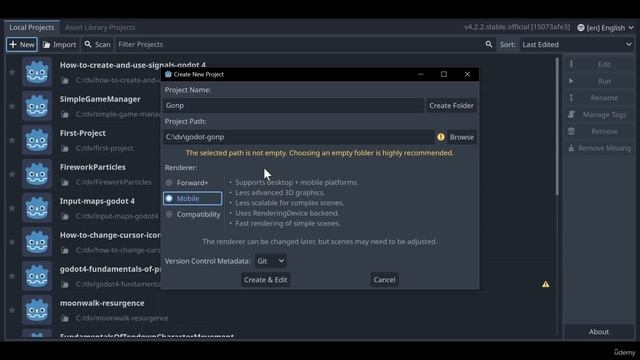6 -Creating our game project