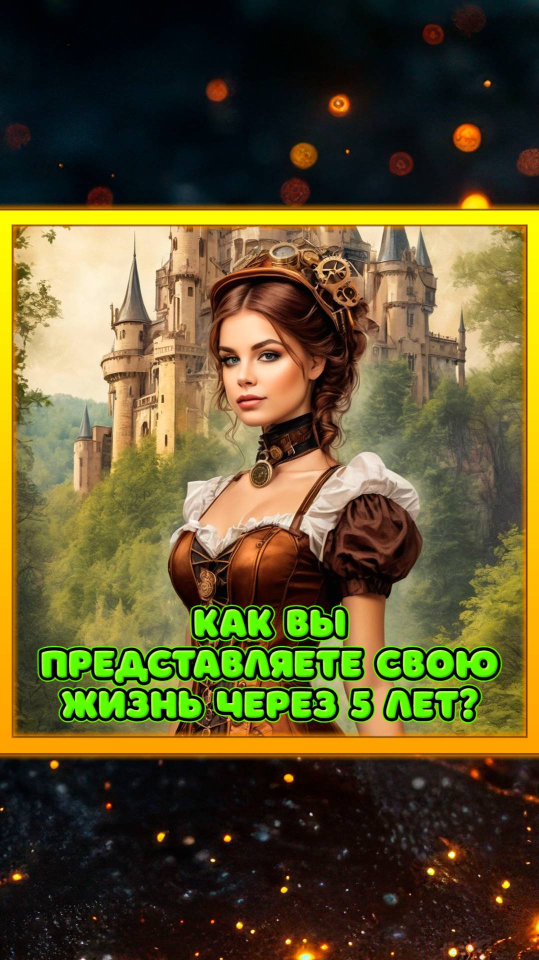 Как вы представляете свою жизнь через 5 лет?