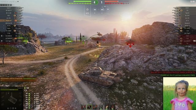 World of Tanks. Хороший бой на Проджетто на карте Рудники.