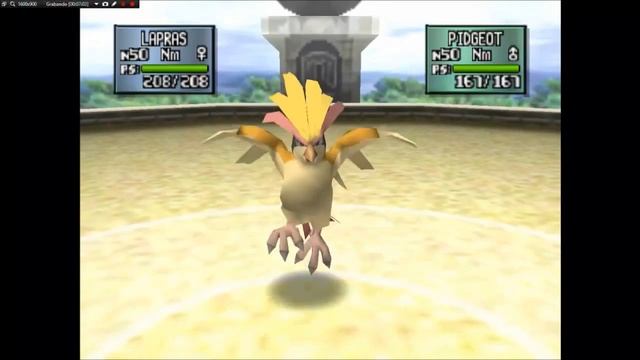 Pokemon Stadium 2 - Castillo de Lideres #1 : Gim. de Cuidad Malva (Pegaso)