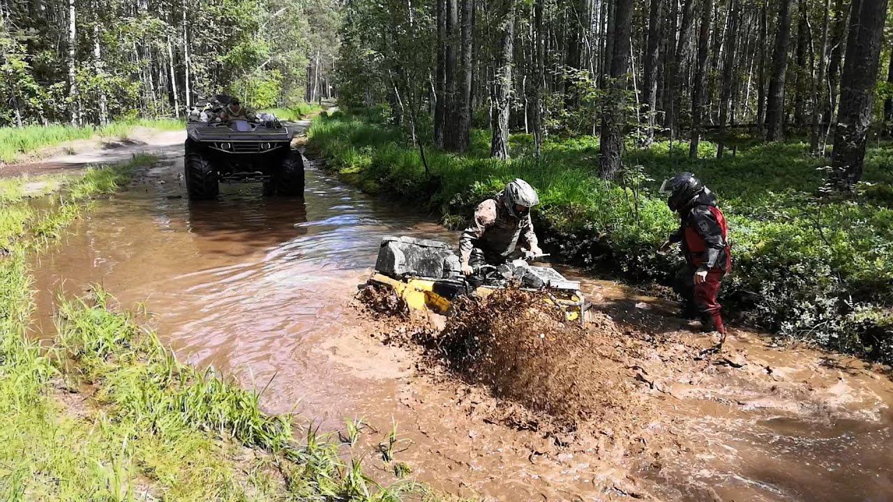 Мега квадрик и четыре brp. Покатушки!