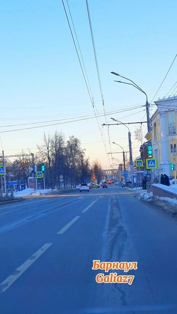 Барнаул Начало вечернего заката...