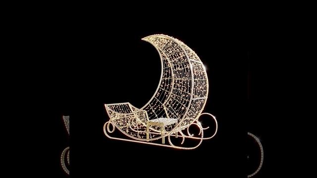 Световые сани-луна от производителя