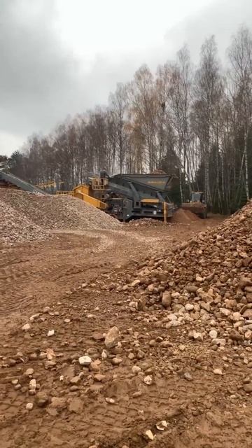 Производство гравийного щебня