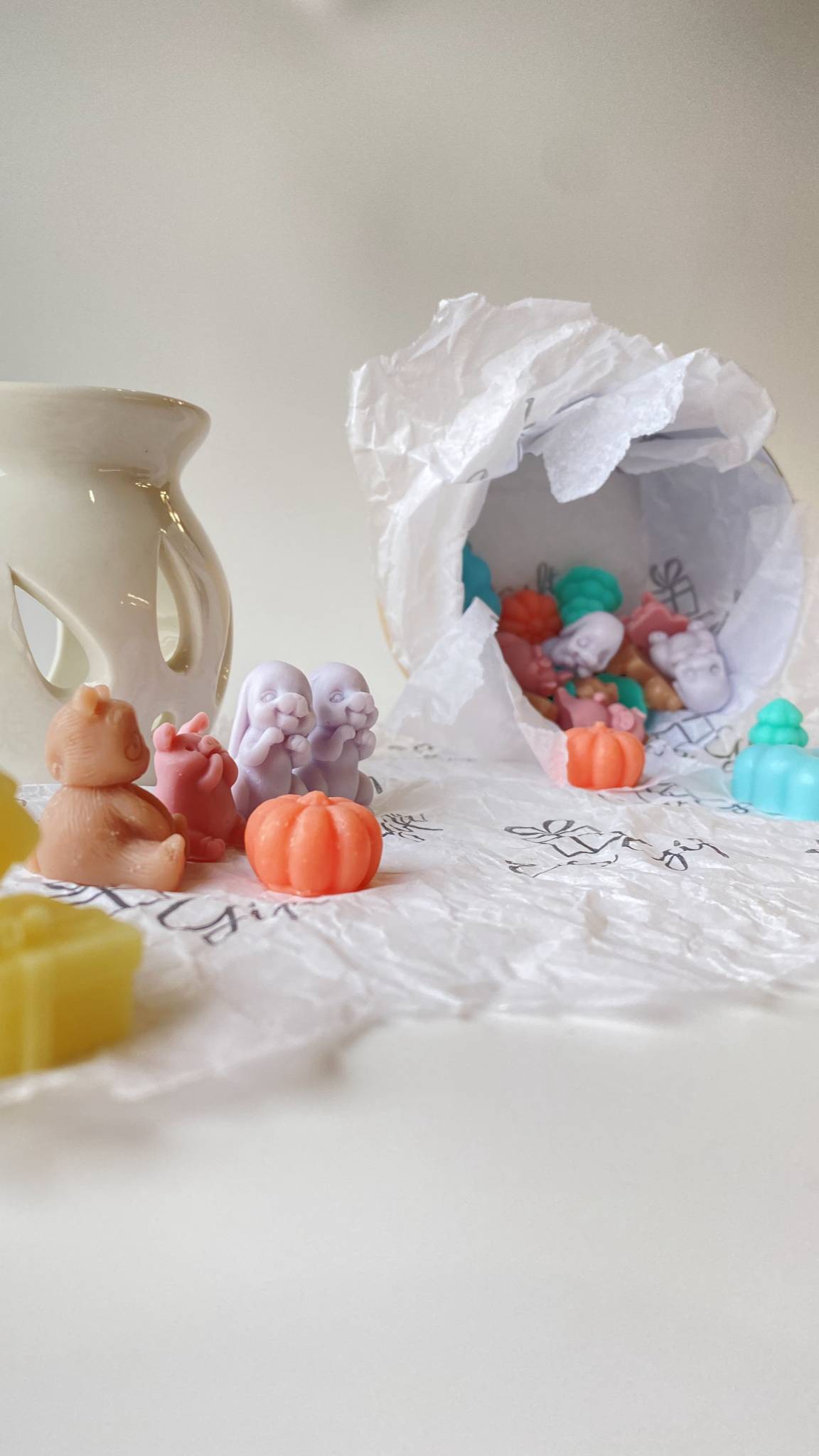 Ароматический набор "Ароматы сказочных фигур" с Wax melts и аромалампой