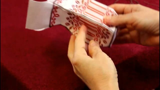 Вазочка из канвы