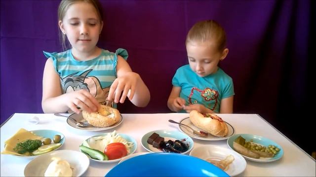 HOT-DOG Challenge. Кому попадется горчица с вареньем?