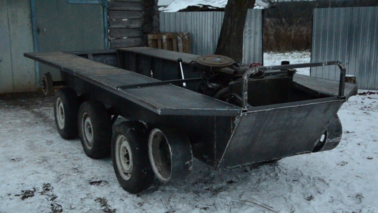 Самодельный гусеничный вездеход часть 5