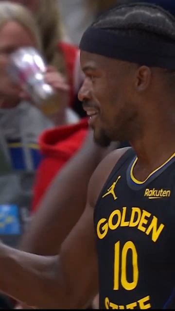 Steph is loving the Jimmy Butler And 1!