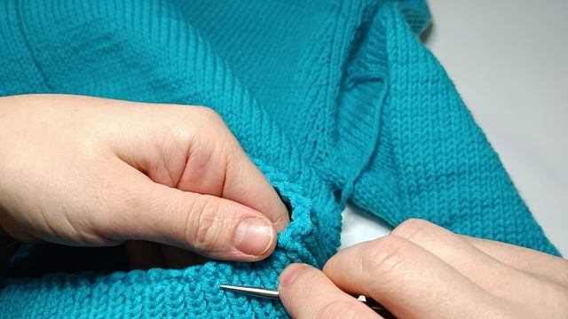 Ч. 2Свитер с нулевым регланом. Рассчет нулевого реглана. Попетельный МК. Вязание для новичков.