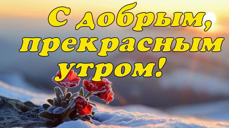 С добрым, прекрасным утром!☕🍬🌹