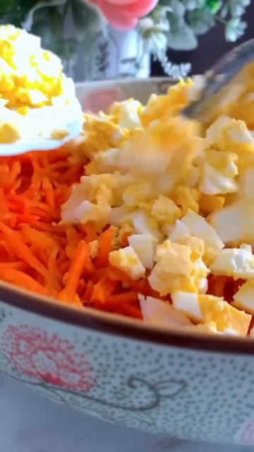 🥄 Салат с копчёной курицей