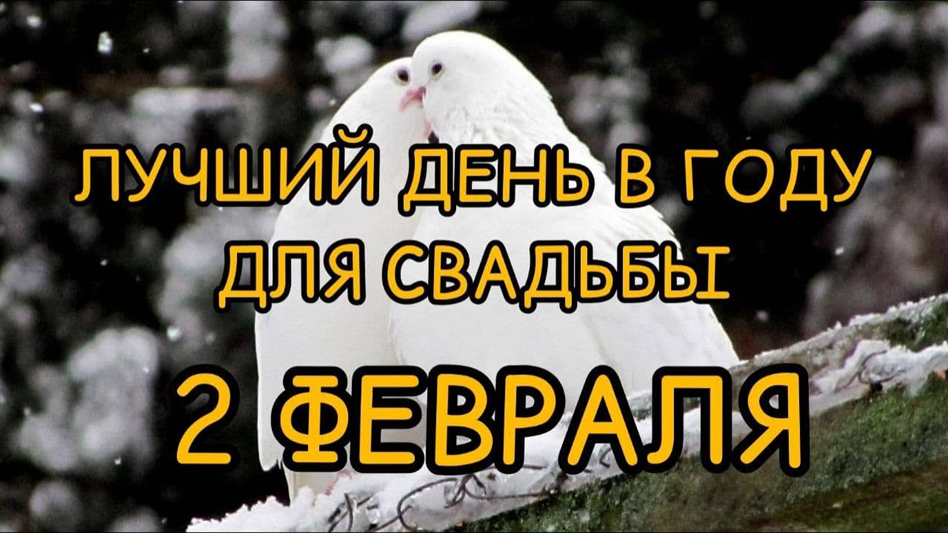 2 ФЕВРАЛЯ. Лучший день в году для свадьбы. Ефимов день.