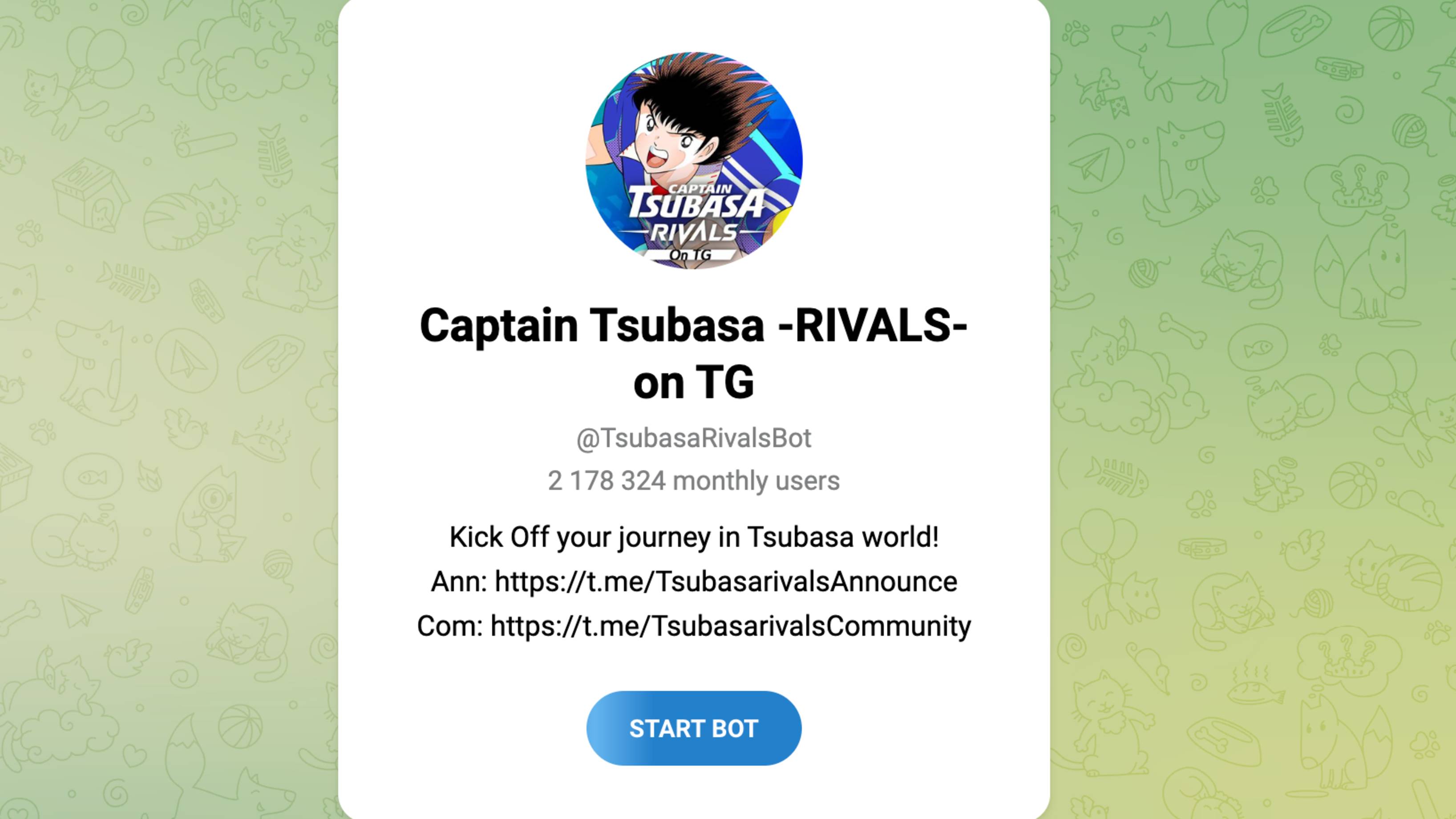 Captain Tsubasa - комбо дня. Возможен ли вывод у TsubasaRivalsBot?