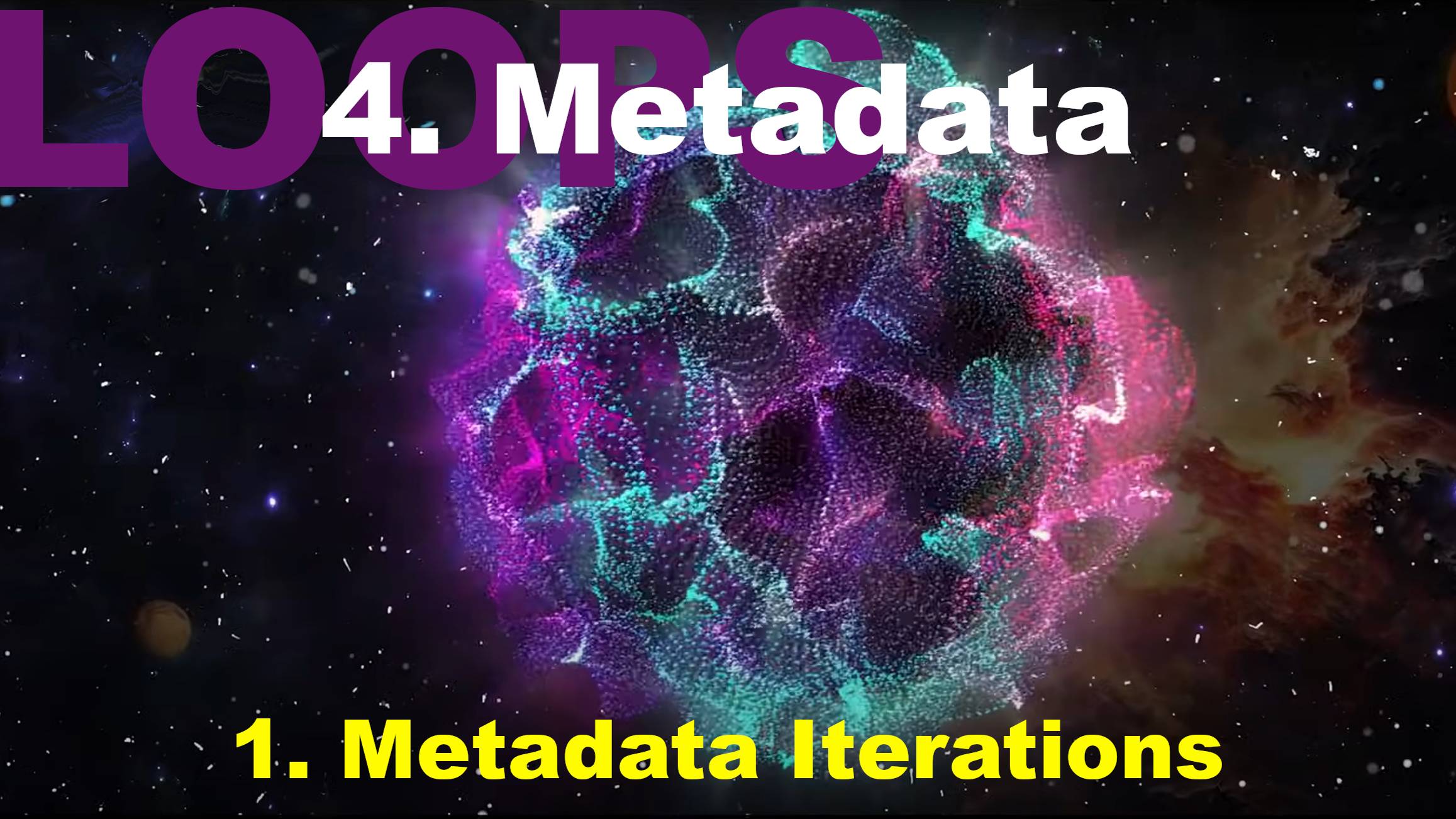 4.1. Metadata Iterations