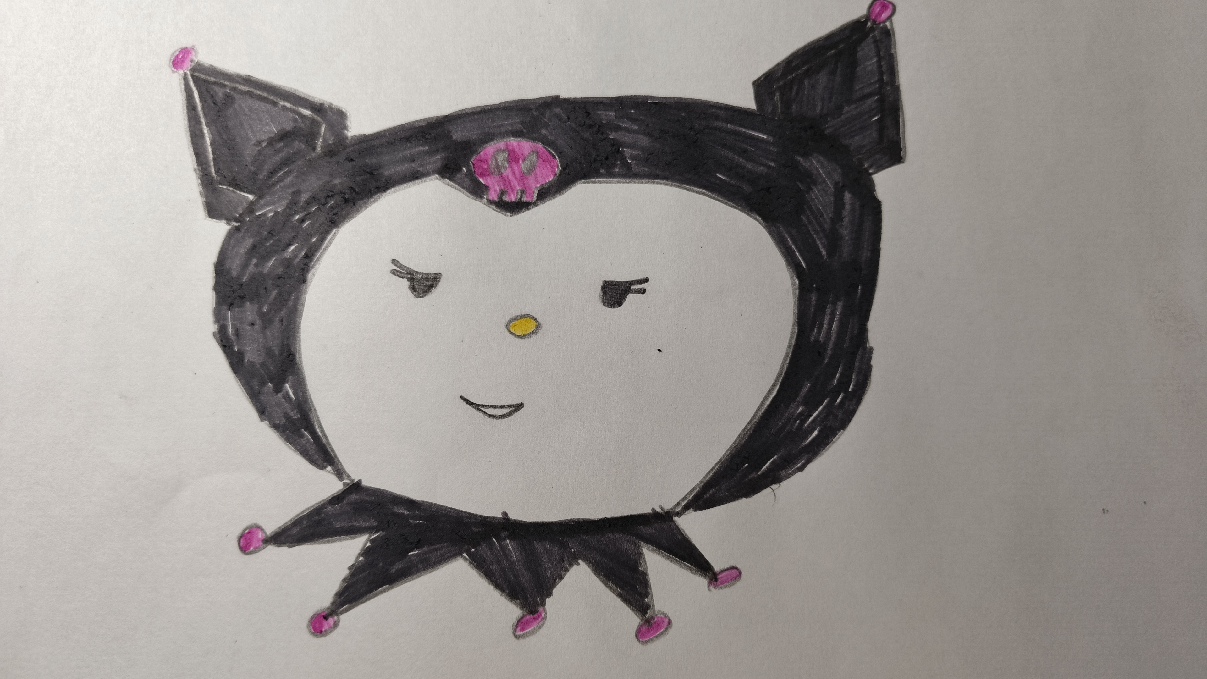 рисунок kuromi 🤙🍓