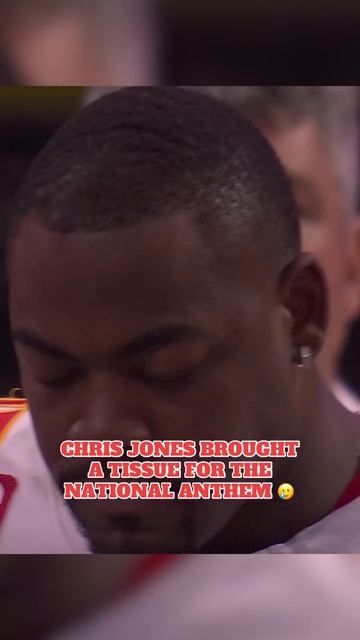 Can always count on Chris Jones to shed a National Anthem tear