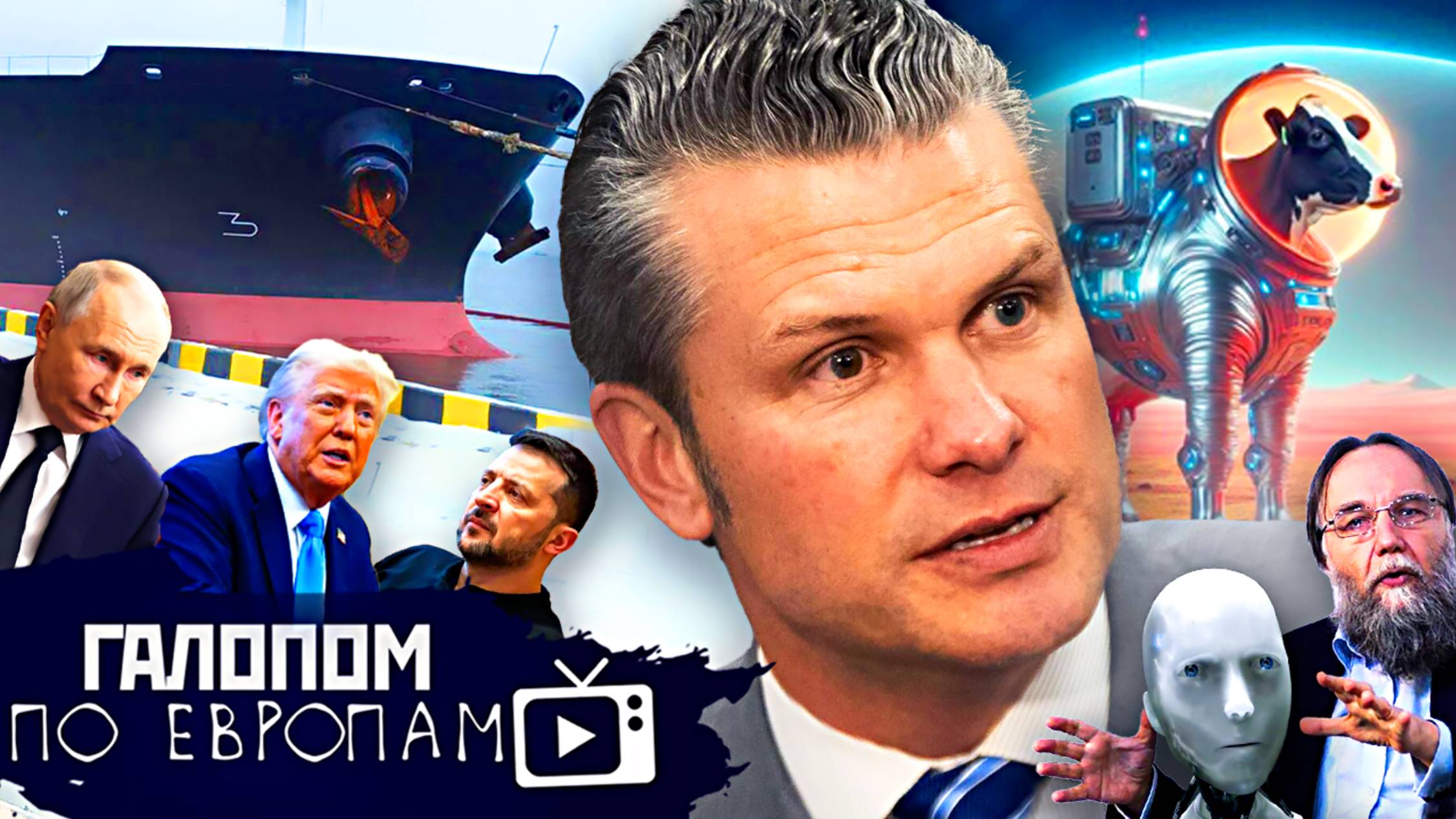 Трамп звонил, Охота на танкеры, Корова на Марс // Галопом по Европам #135