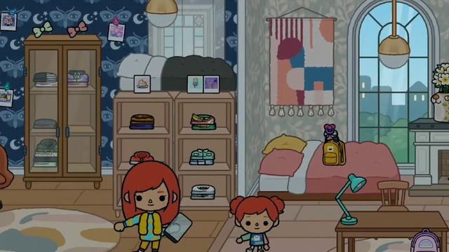 24 часа с младшой сестрёнкой |в Toca boca|челендж💞🍃