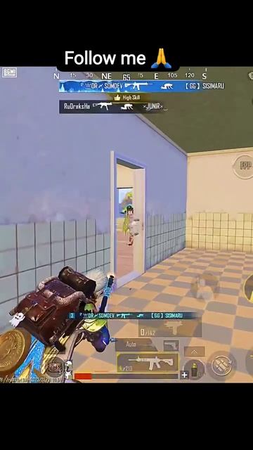1 Vs 4 ☠️ 👌 😍 😳 #gaming #pubggm #gamer #pubgmm #gamergamer #games #pubgm