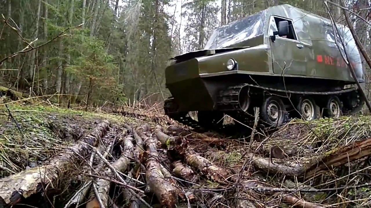 Вездеход по весеннему бездорожью