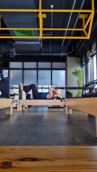 Pilates Reformer 🙂 | Урок Пилатеса на Реформере🙏 #video #love #workout #pilates #reformer #reels