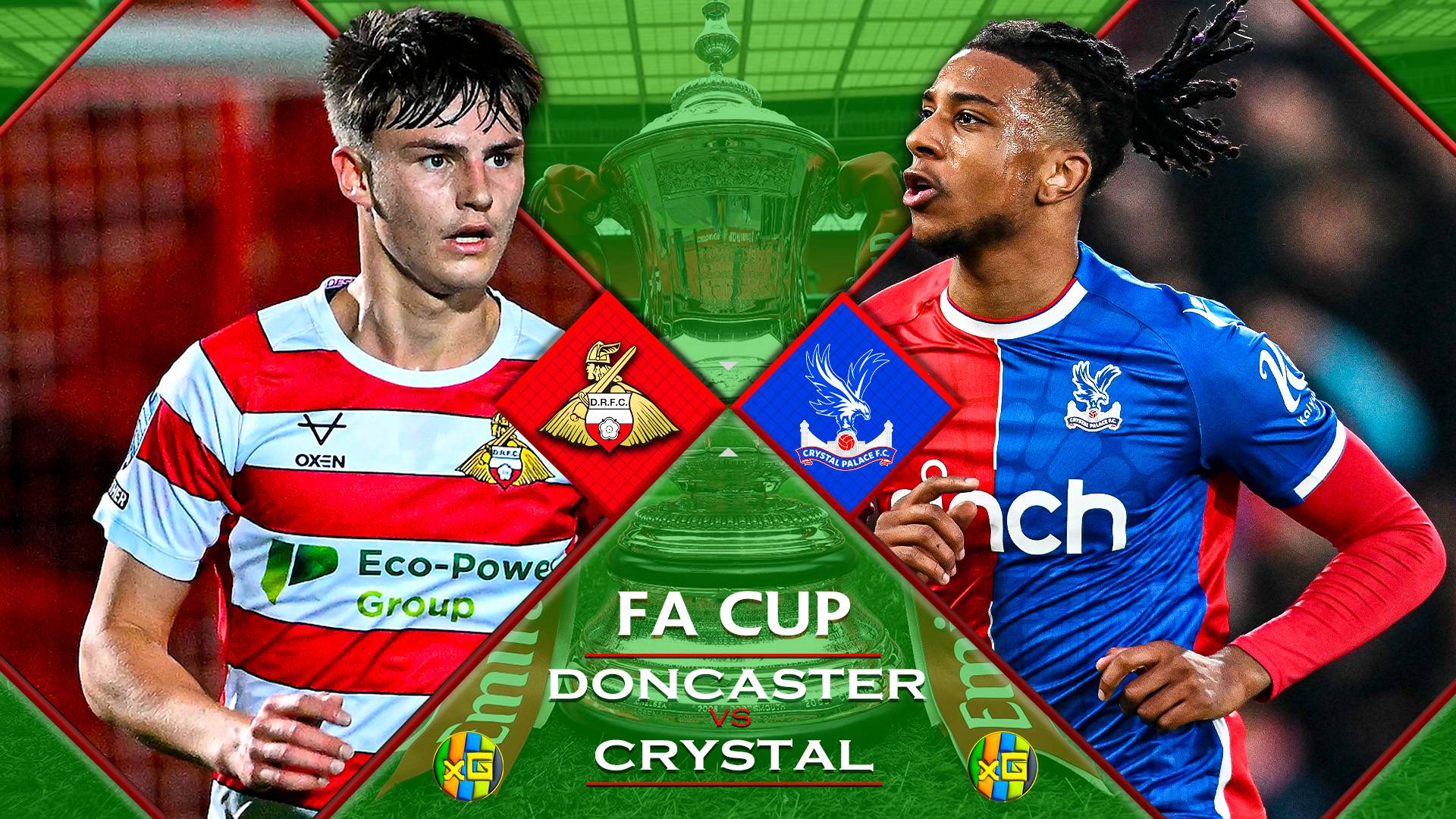 Донкастер Роверс - Кристал Пэлас | 10.02.2025 | Футбол | FA CUP | Прямая трансляция