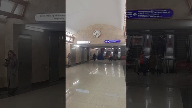 Новая станция метро Горный институт