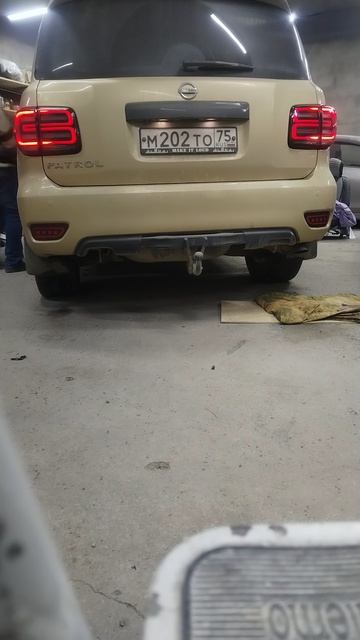 Установка фонарей на Nissan patrol y62