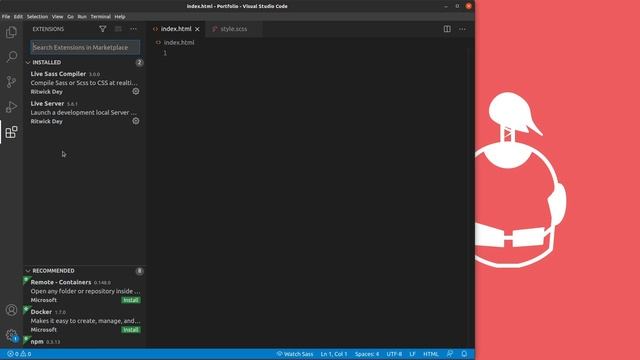 Frontend - Criando seu portfólio - 02 - Instalando e configurando o ambiente de desenvolvimento