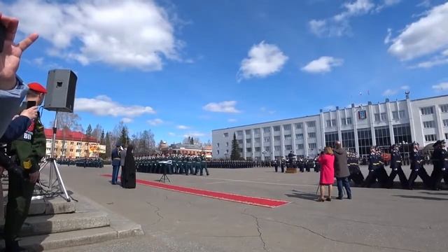 Военный парад Победы, 9 мая 2019 г, Город Мирный.
