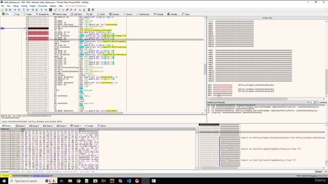 10. Debugging basics with x64dbg 6. Lab x64dbg 4 Hardware breakpoints