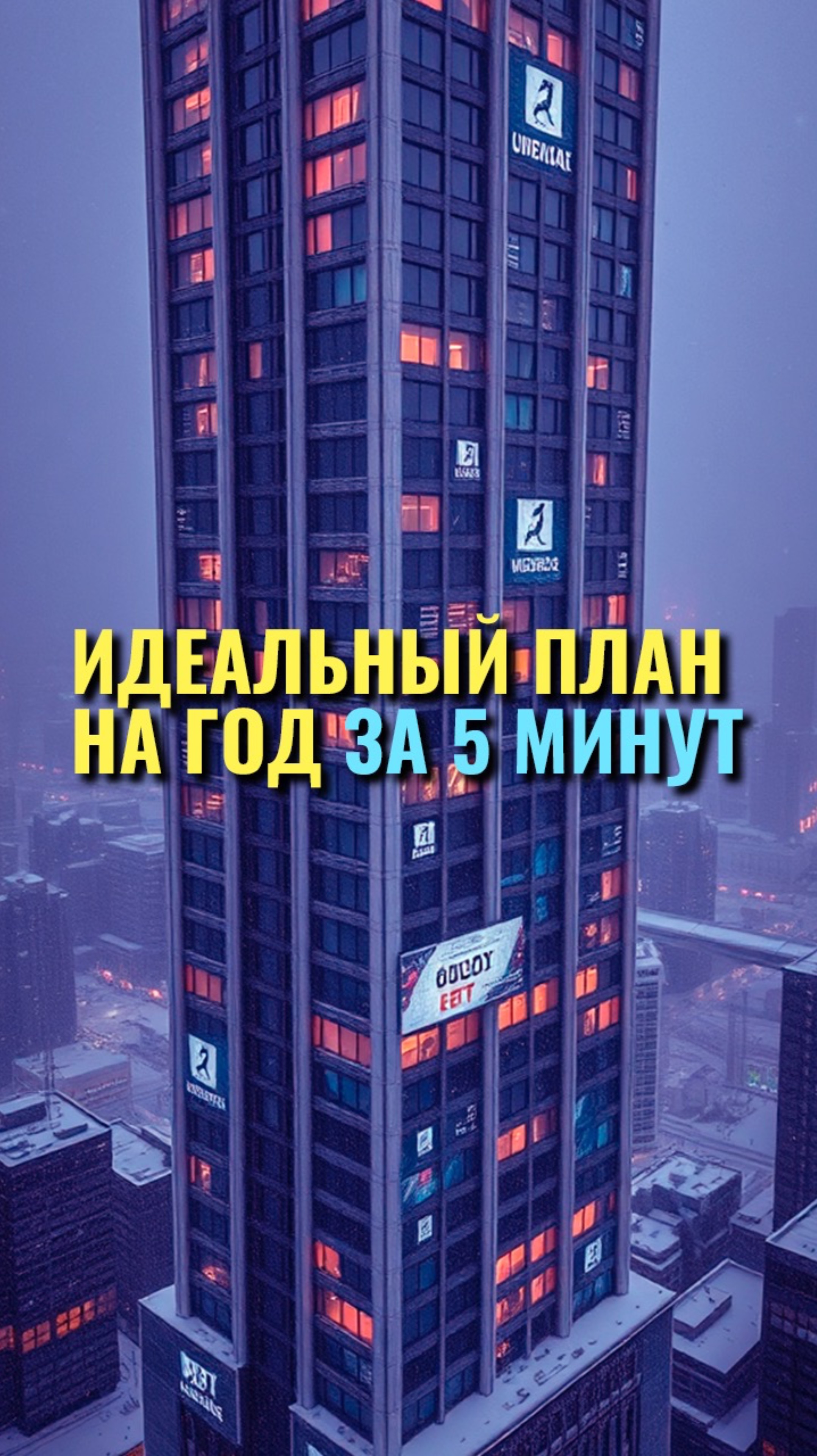 Идеальный план на год за 5 минут