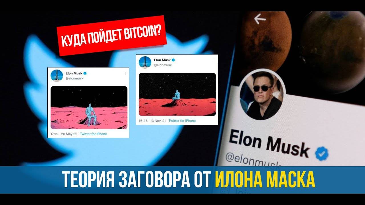 Теория заговора Илона Маска. КУДА ПОЙДЁТ БИТКОИН!
