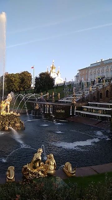 Фонтаны Петергофа.