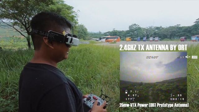 2.4Ghz TX ANTENNA BY ORT [Range Test With Micro Quad]