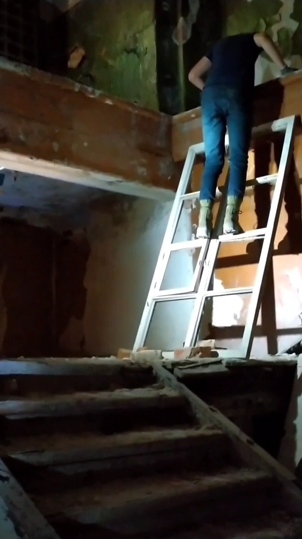 Ночь в заброшенной тюрьме. Развалины Бобруйской крепости.