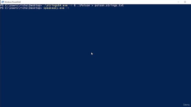 12. Packers and unpacking methods 10. Lab Poison 1 Speakeasy API logging