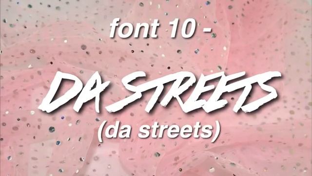 15 Aesthetic Editing Fonts 2020