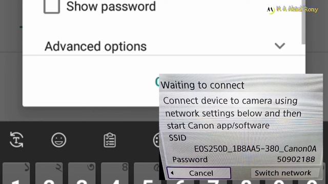 Canon camera wireless settings Bangla tutorial | Canon wifi setup | Canon camera connect