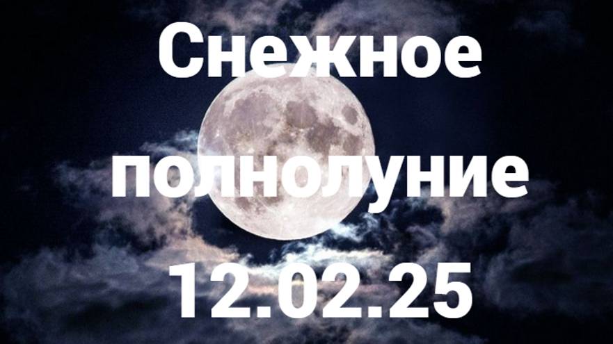 Гадание для всех знаков на Снежное полнолуние 12 февраля 2025 г