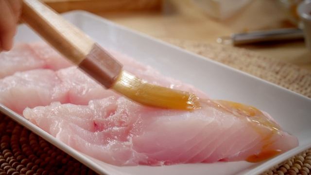 Citrus and Honey Glazed Grouper