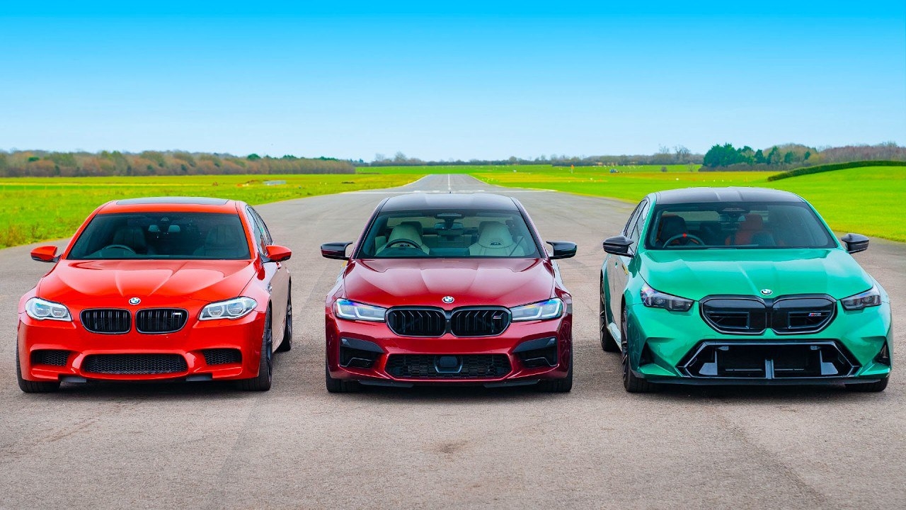 Carwow : Заезд нового поколения BMW M5!