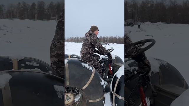 ВОДОМЕРКА - первые зимние испытания на рыхлом снегу