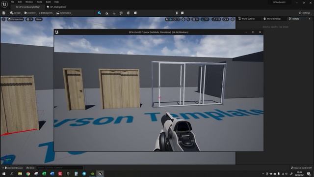3 - Creating Sliding 3 Door Blueprint